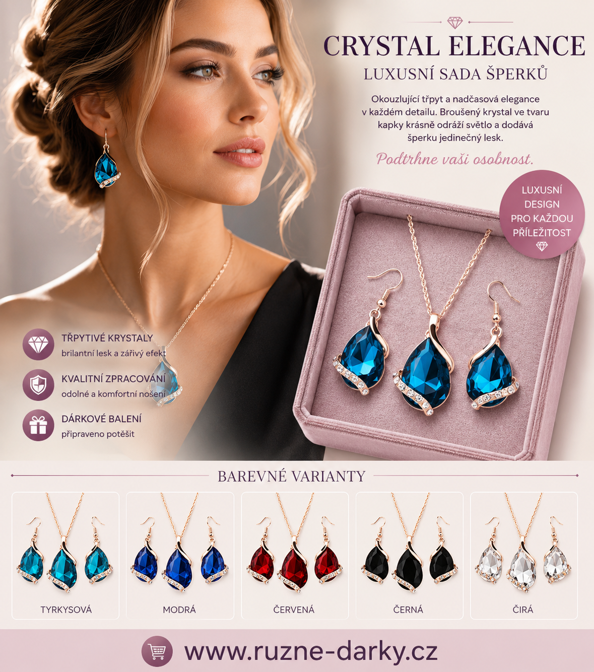 Sada šperků Crystal Elegance