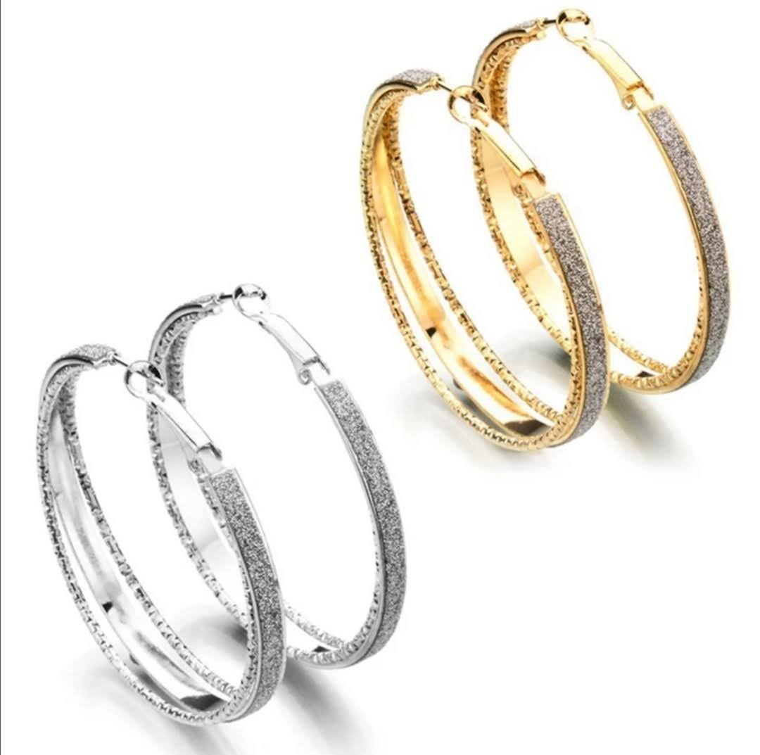 Krásné dámské velké kruhy 5 cm