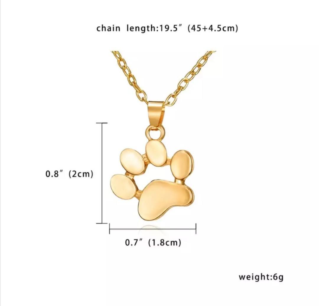 Řetízek s přívěskem tlapky