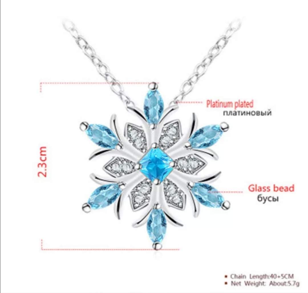 Řetízek s přívěskem zimní vločky