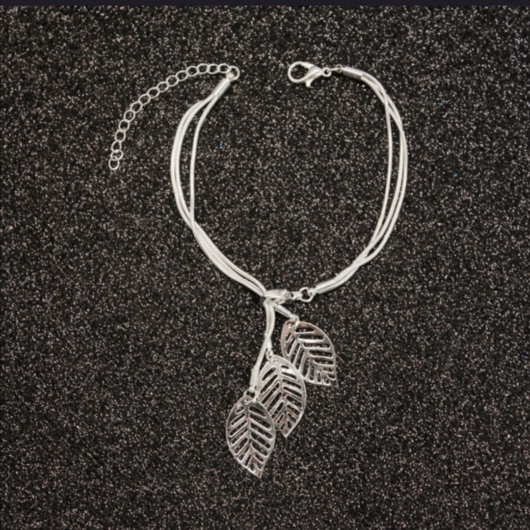 Náramek stahovací s listy