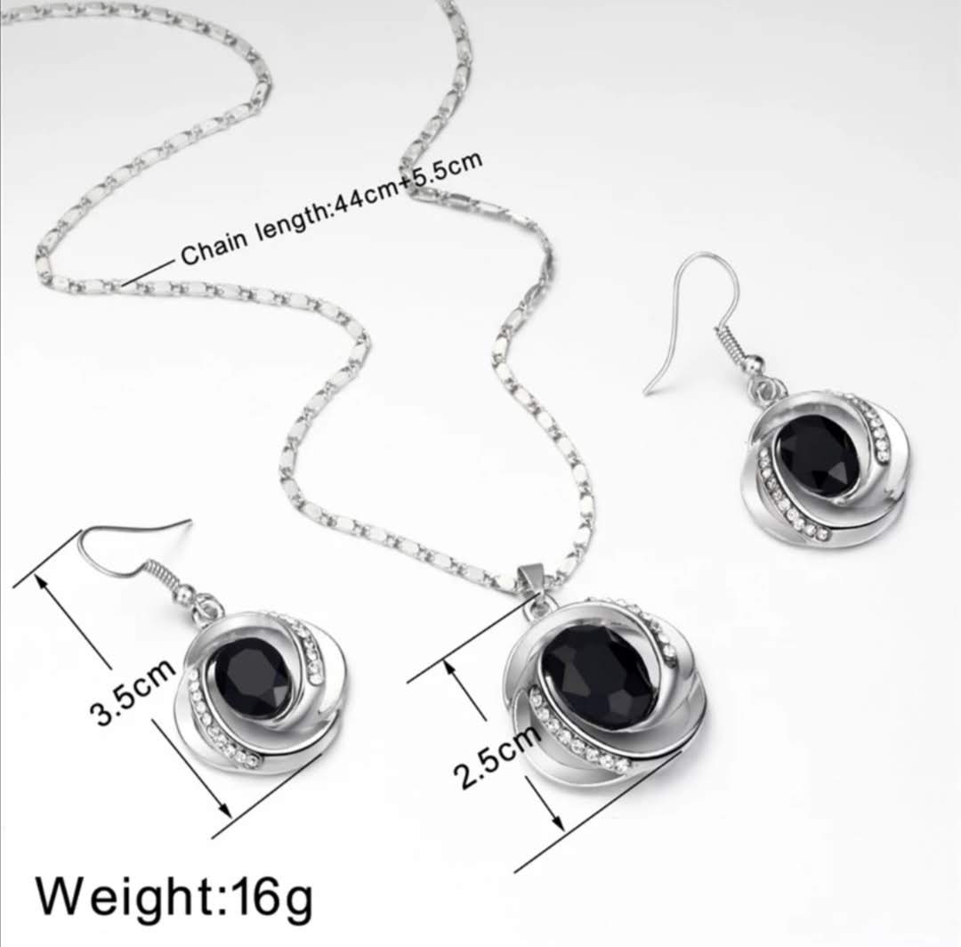 Sada šperků Iconic Drop náhrdelníku a náušnic - 5 variant 