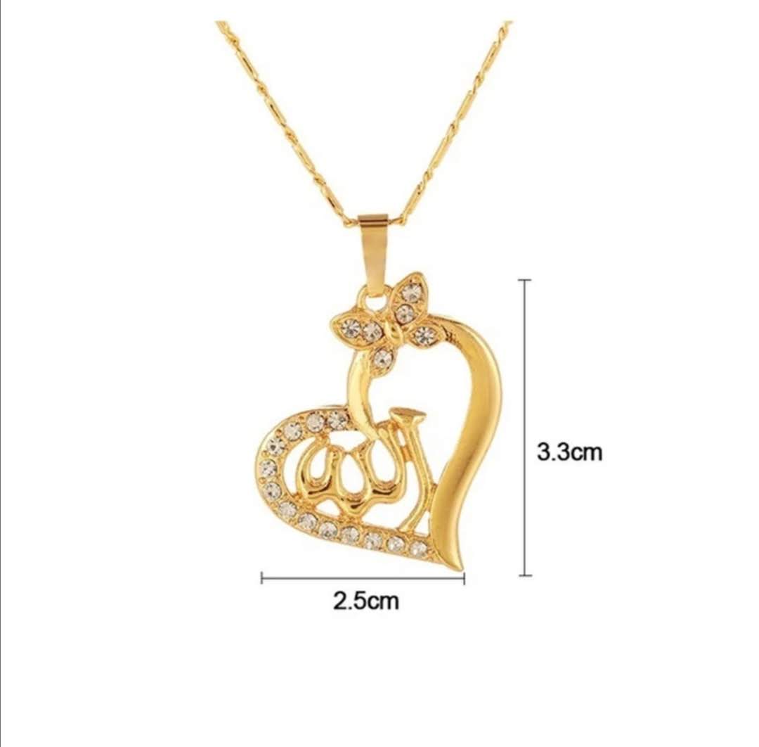 Řetízek s větším přívěskem srdce