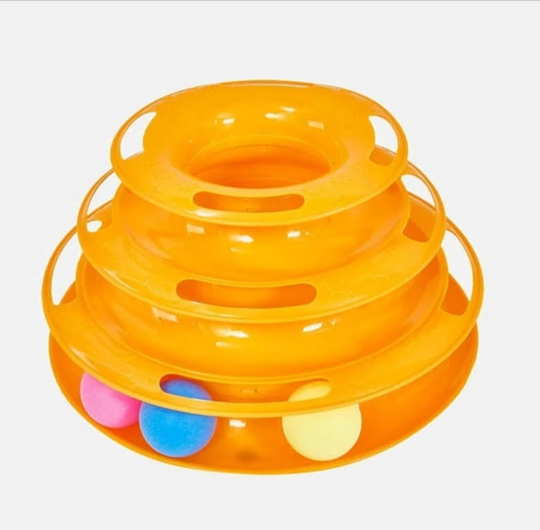 Třípatrová věž pro kočky