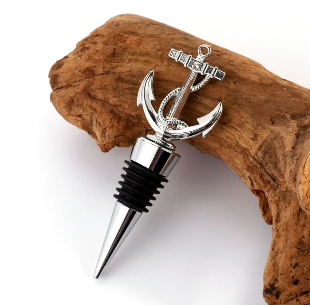 Originální zátka na lahve lodní kotva