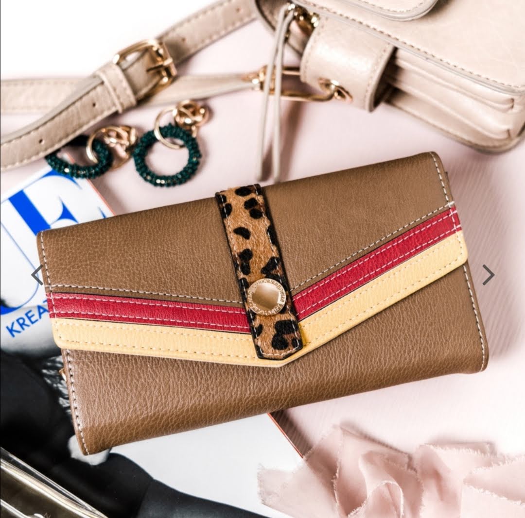 Velká dámská peněženka Lulu Castagnette hnědá