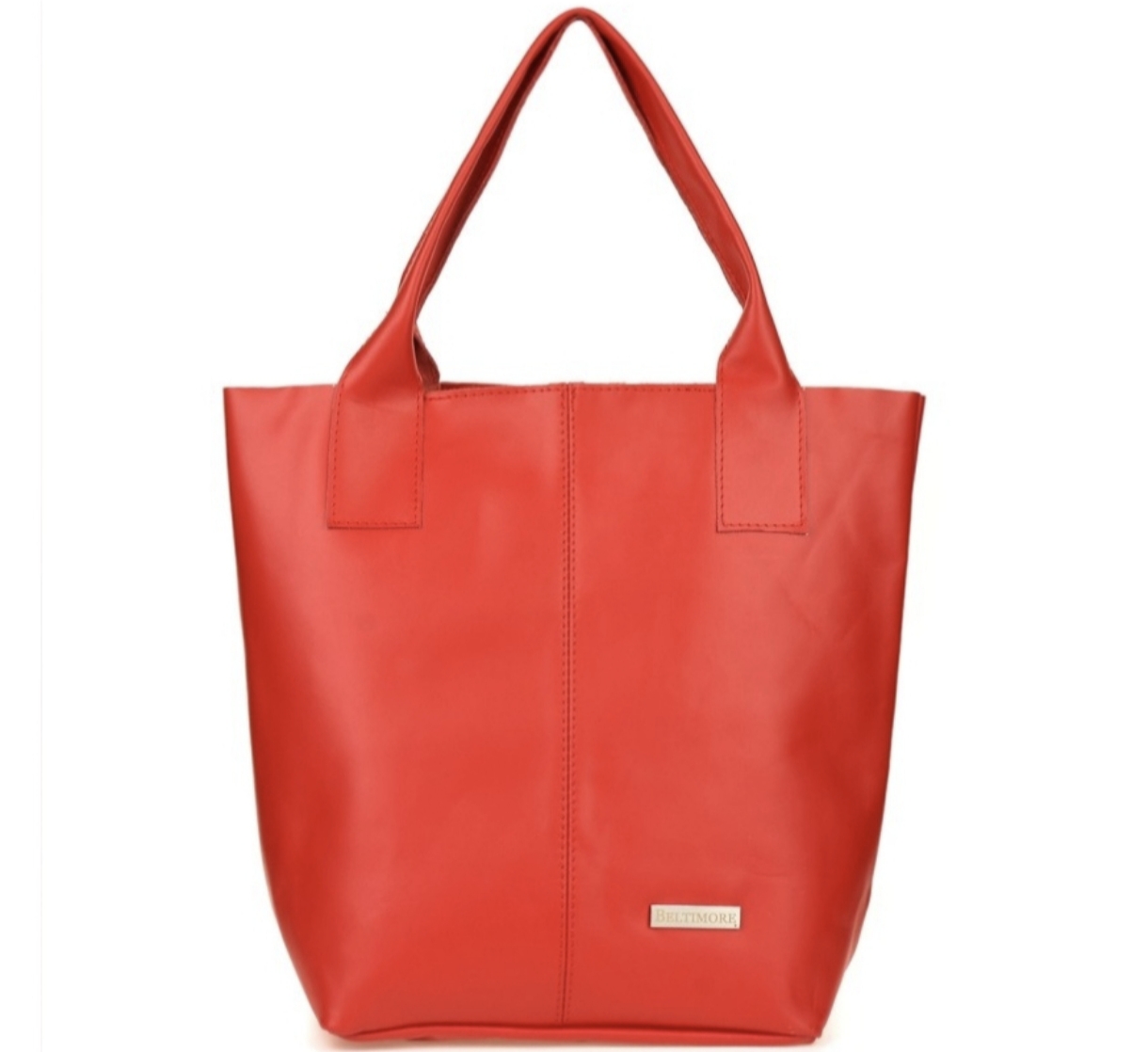 Luxusní velká dámská kožená kabelka Beltimore Scarlet elegance 