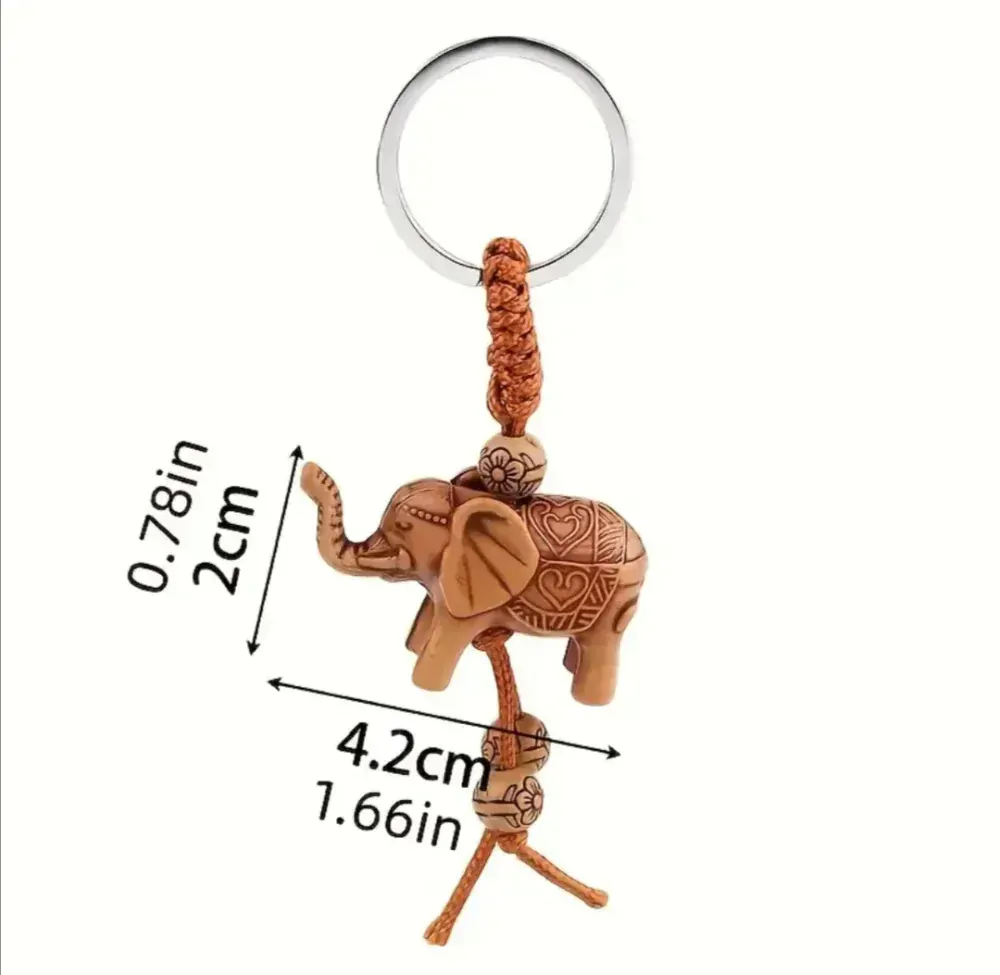 Přívěsek na klíče se slonem
