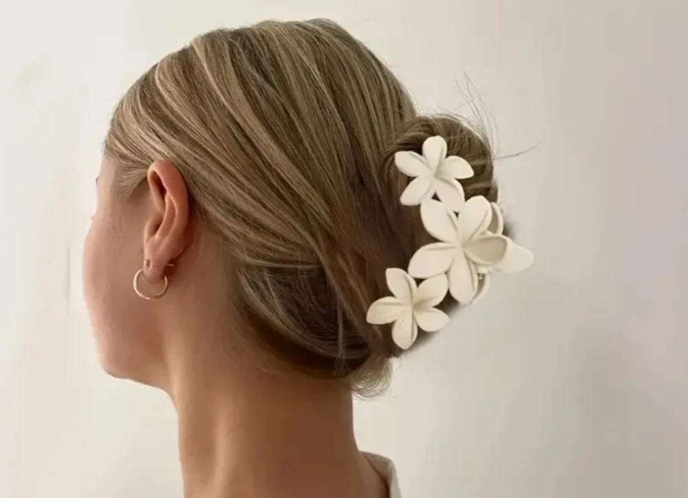 Sada 4 květinových skřipců 10 cm