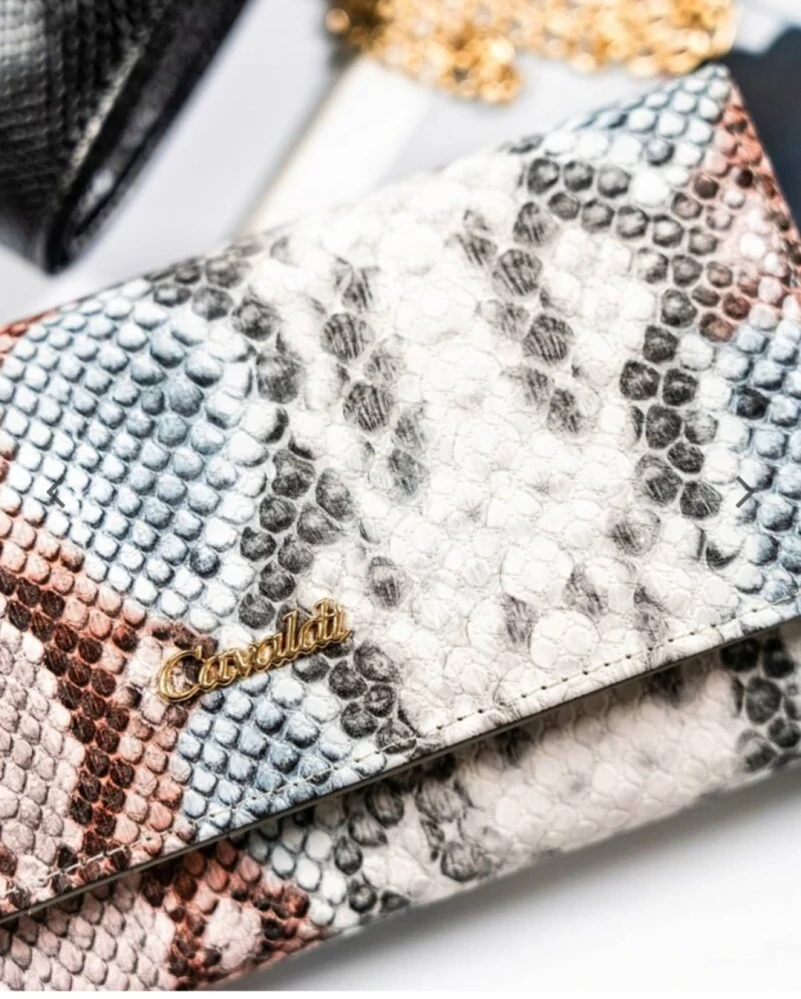 Velká dámská peněženka 4U Cavaldi hadí vzor 