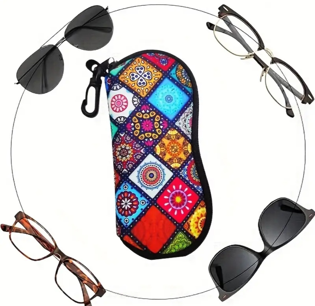 Designové pouzdro na brýle patchwork 