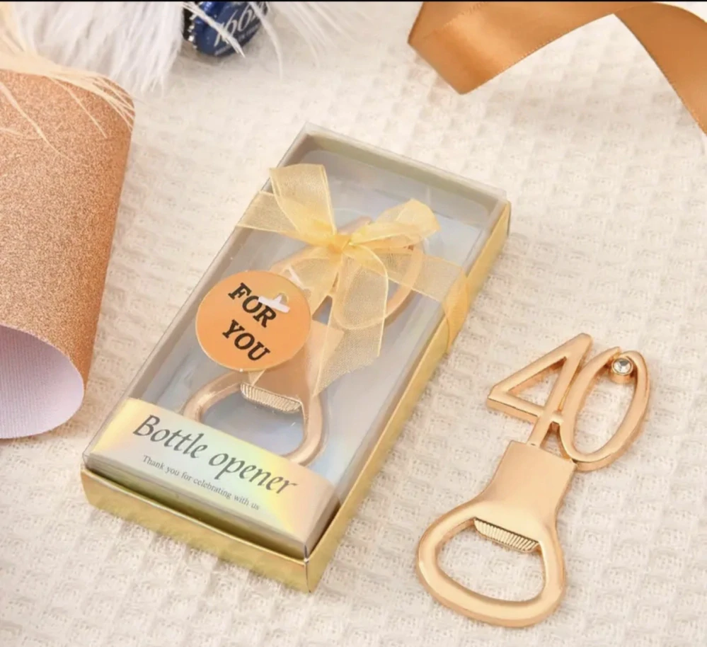 Slavnostní otvírák lahví ke kulatému jubileu 40, 50, 60...