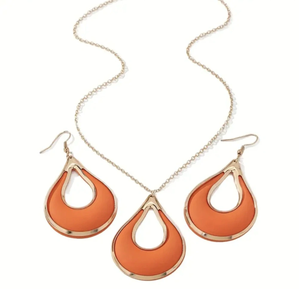Designová sada šperků Teardrop Elegance