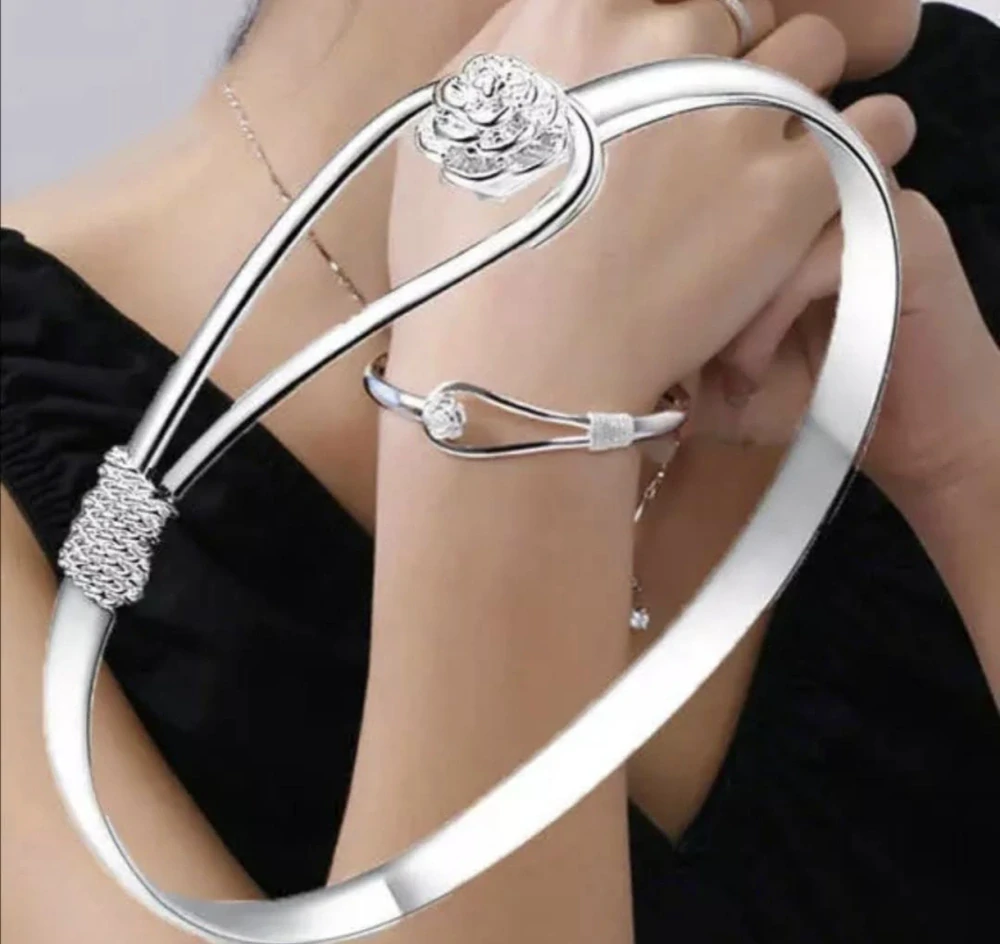Luxusní náramek Rose Infinity Silver