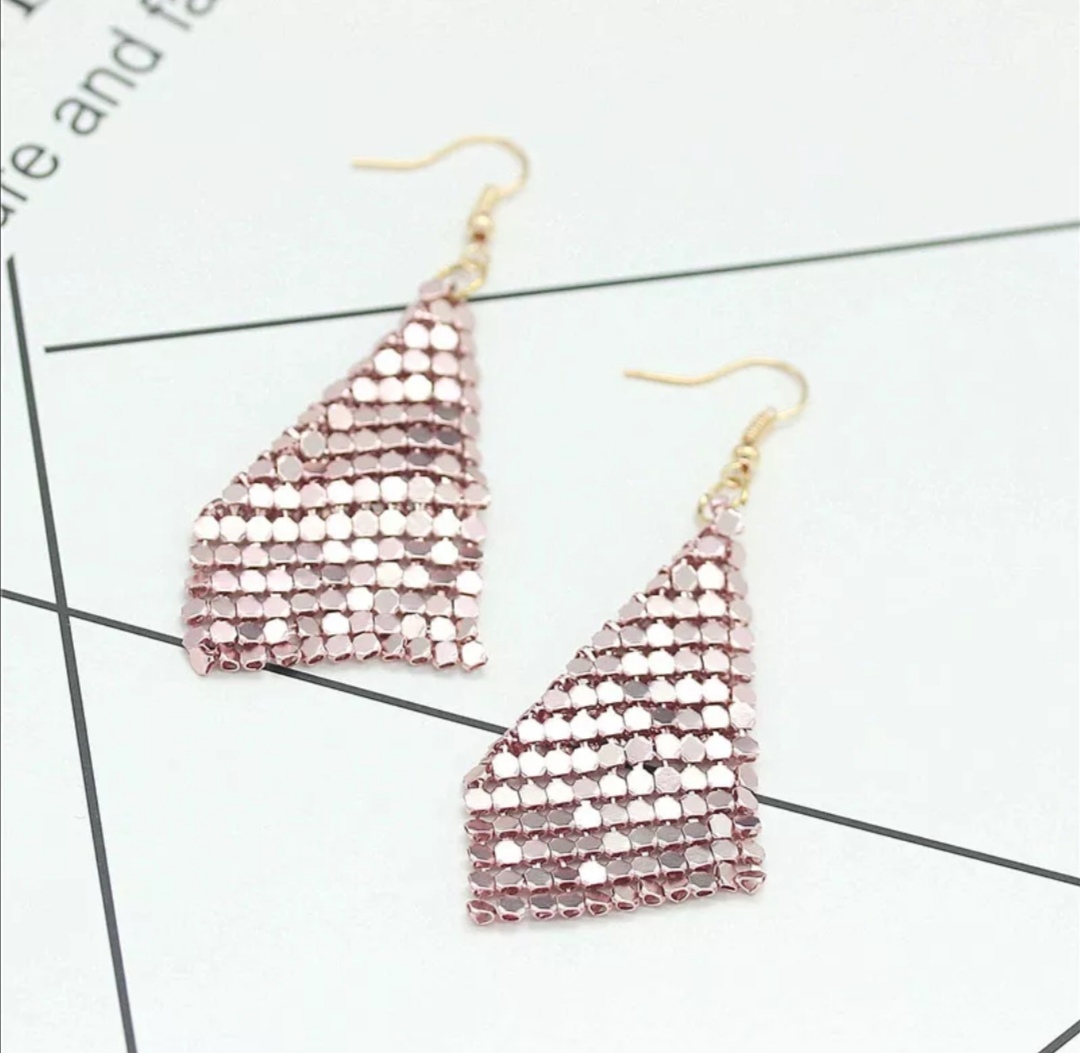 Krásné večerní náušnice 7,5 cm