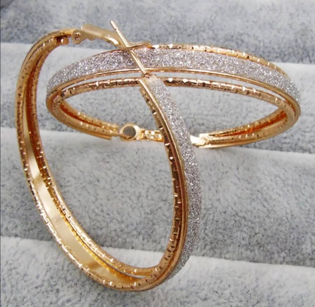 Krásné dámské velké kruhy 5 cm