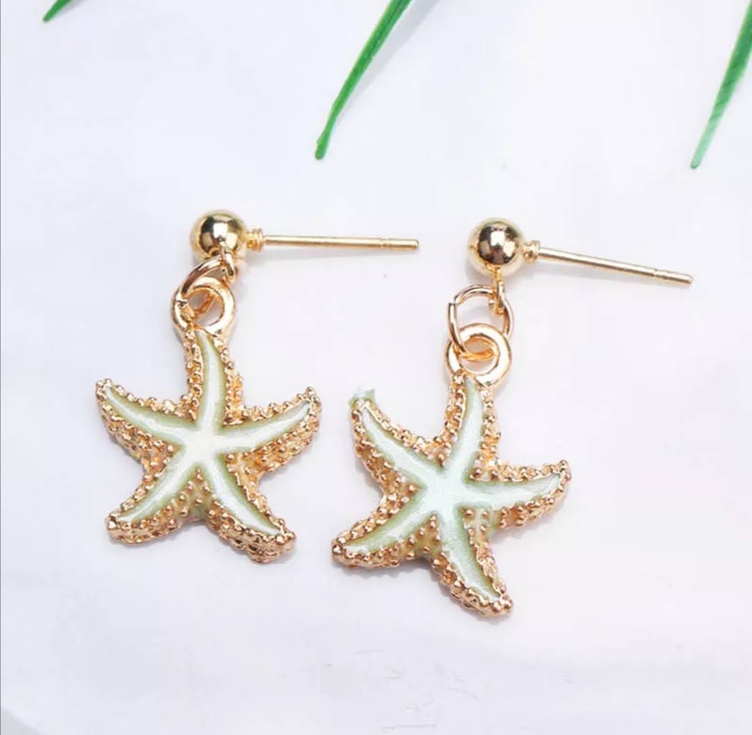  Originální náušnice mořská hvězda