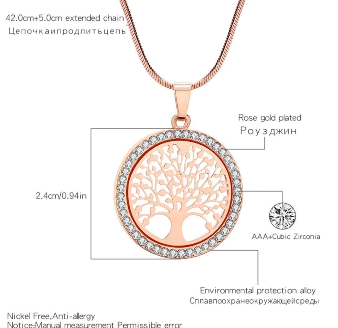 Řetízek s přívěskem strom života