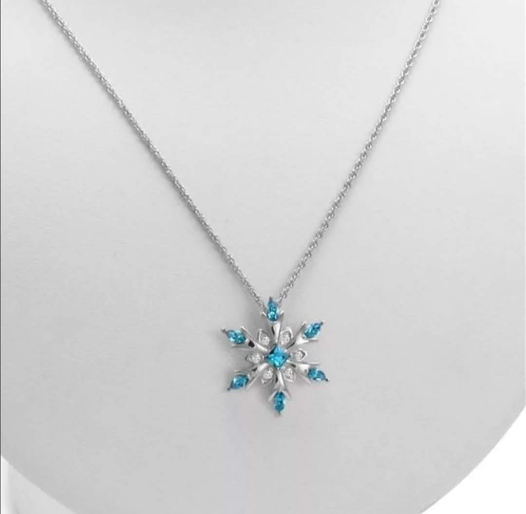 Řetízek s přívěskem zimní vločky