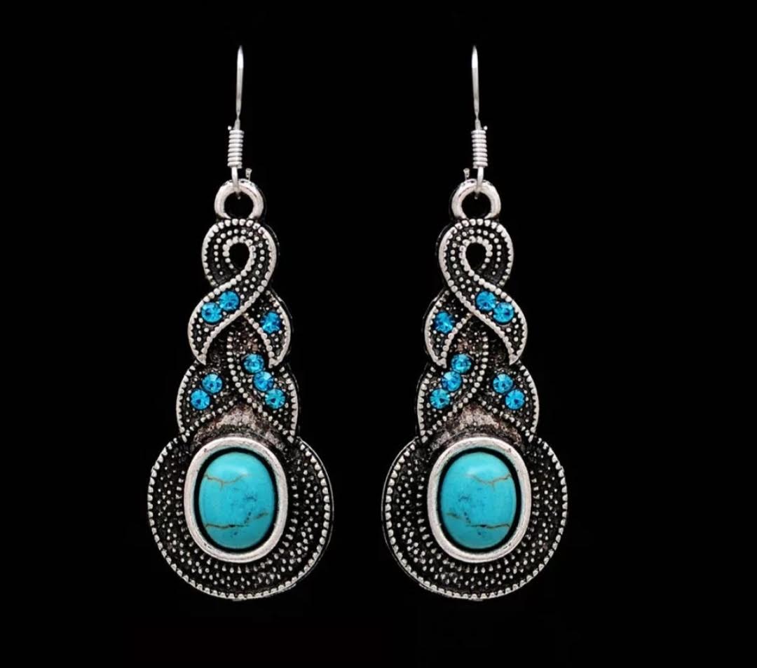 Sada šperků tyrkysový pletenec