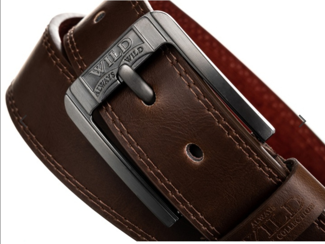 Pánský kožený pásek s klasickou sponou Always Wild