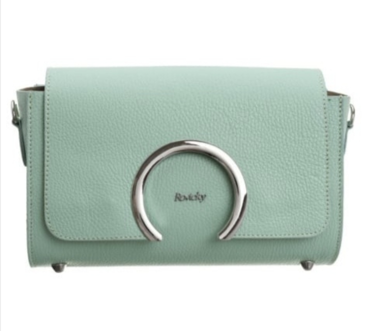 Luxusní prodloužená kožená crossbody kabelka Mint