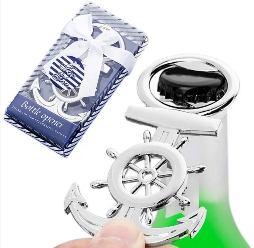 Originální dárek - otvírák lahví kotva a kormidlo