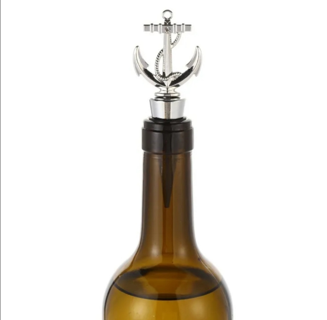 Originální zátka na lahve lodní kotva