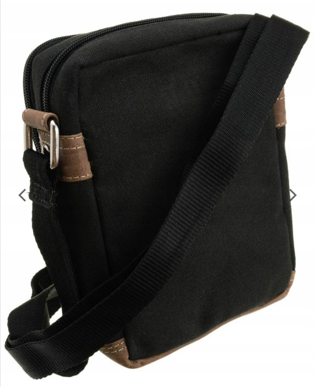 Pánská taška přes rameno Always Wild s hnědou vsadkou z hladké kůže 