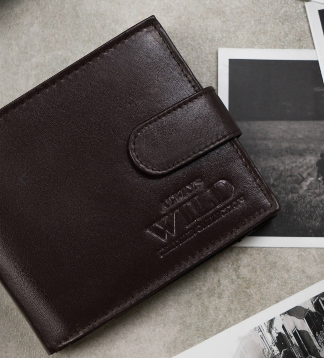 Pánská velká kožená peněženka z přírodní kůže Always Wild 