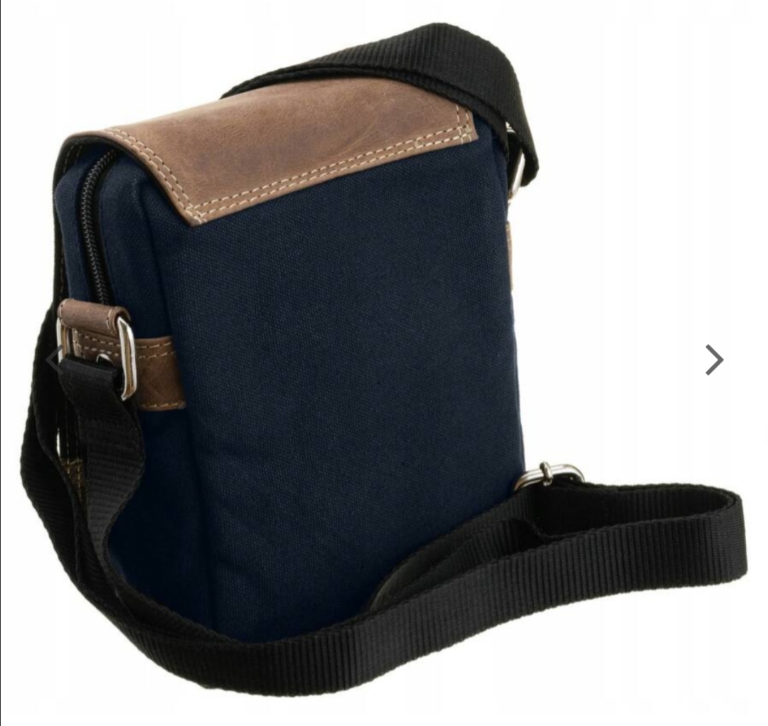 Pánská messenger taška Always Wild s hnědou klopou 