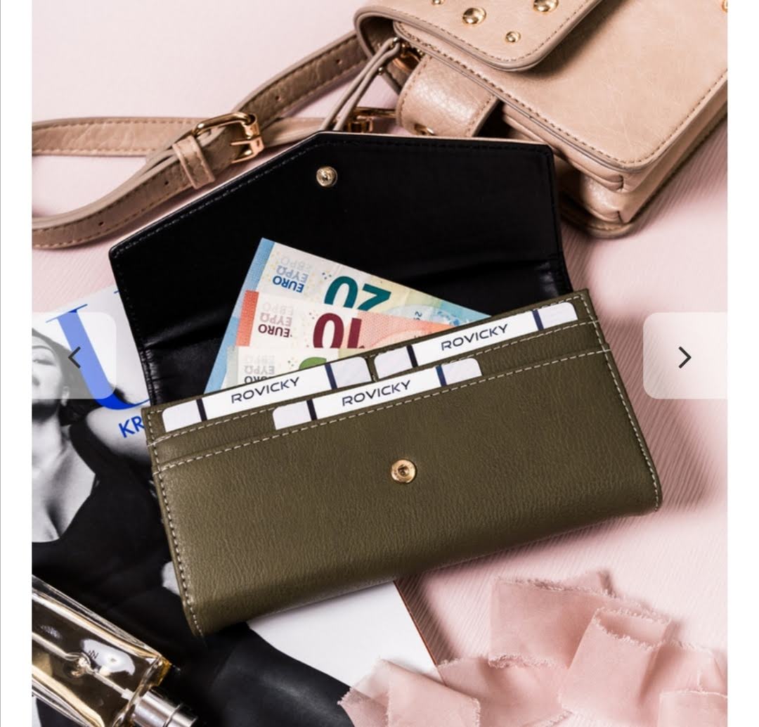 Velká dámská peněženka Lulu Castagnette zelená