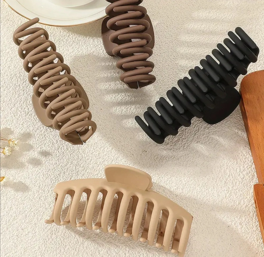 Sada 4 kusů velkých skřipců do vlasů 