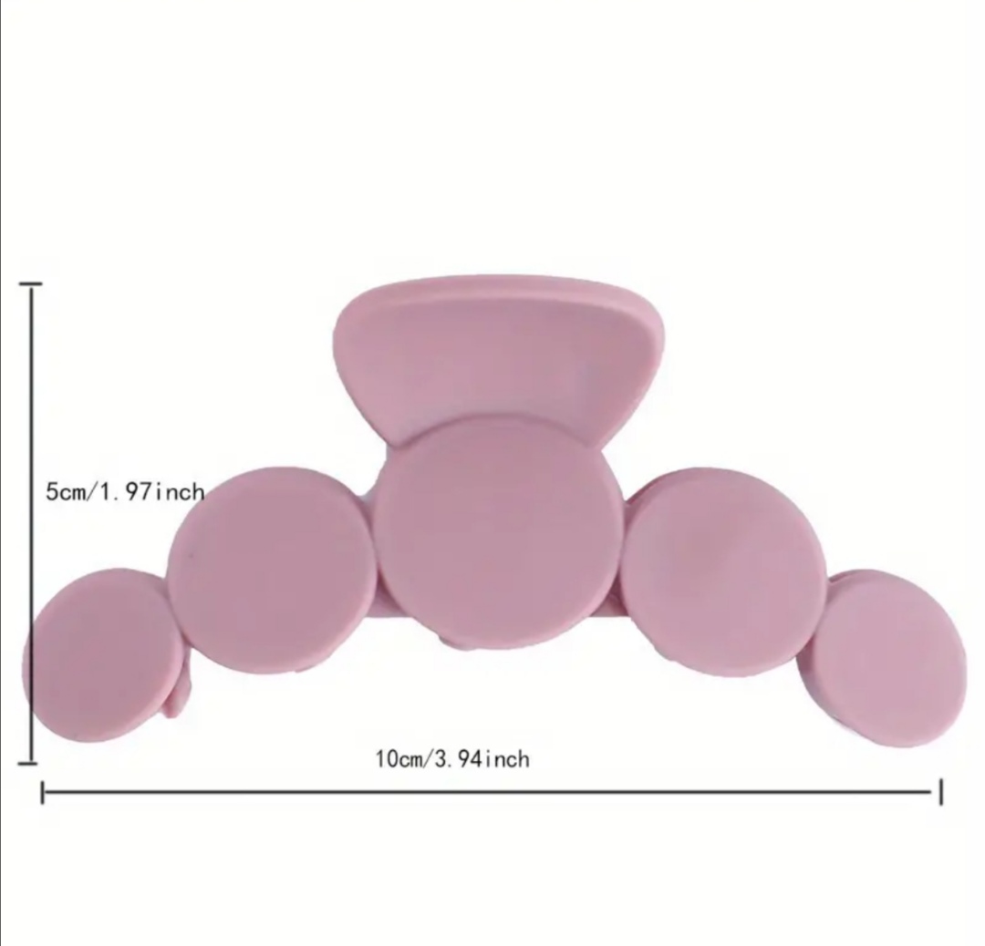 Velký skřipec do vlasů kulatý ve dvou barevných variantách 