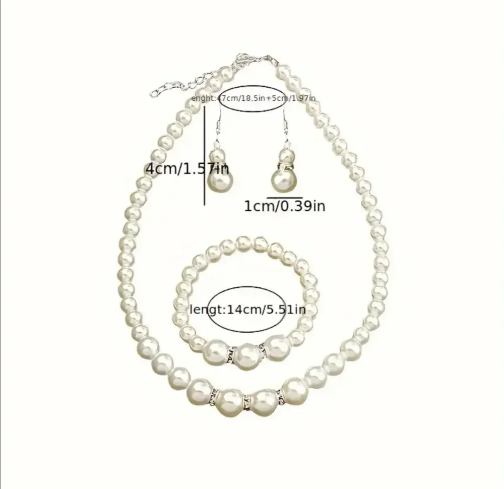 Luxusní sada šperků Luminous Grace 3v1 zlatá varianta 