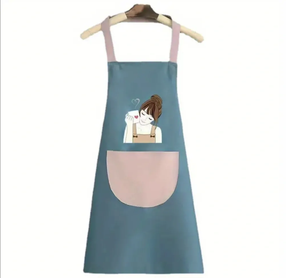 Dámská nepromokavá kuchyňská zástěra káva