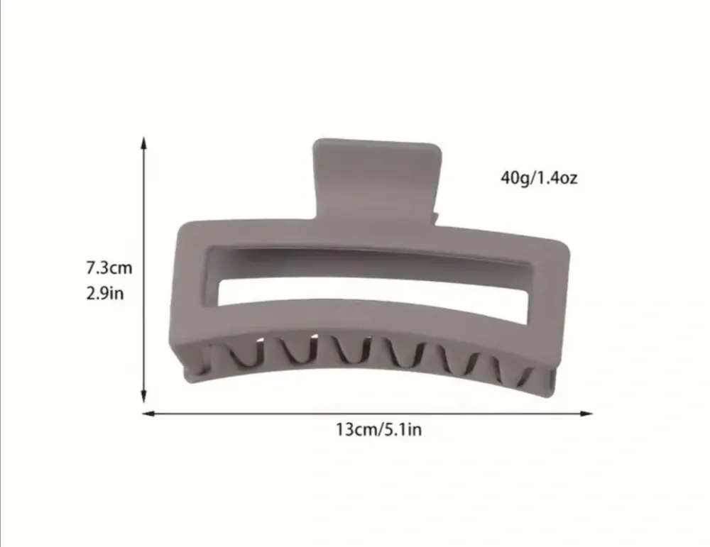 Sada 4 velkých skřipců do vlasů 