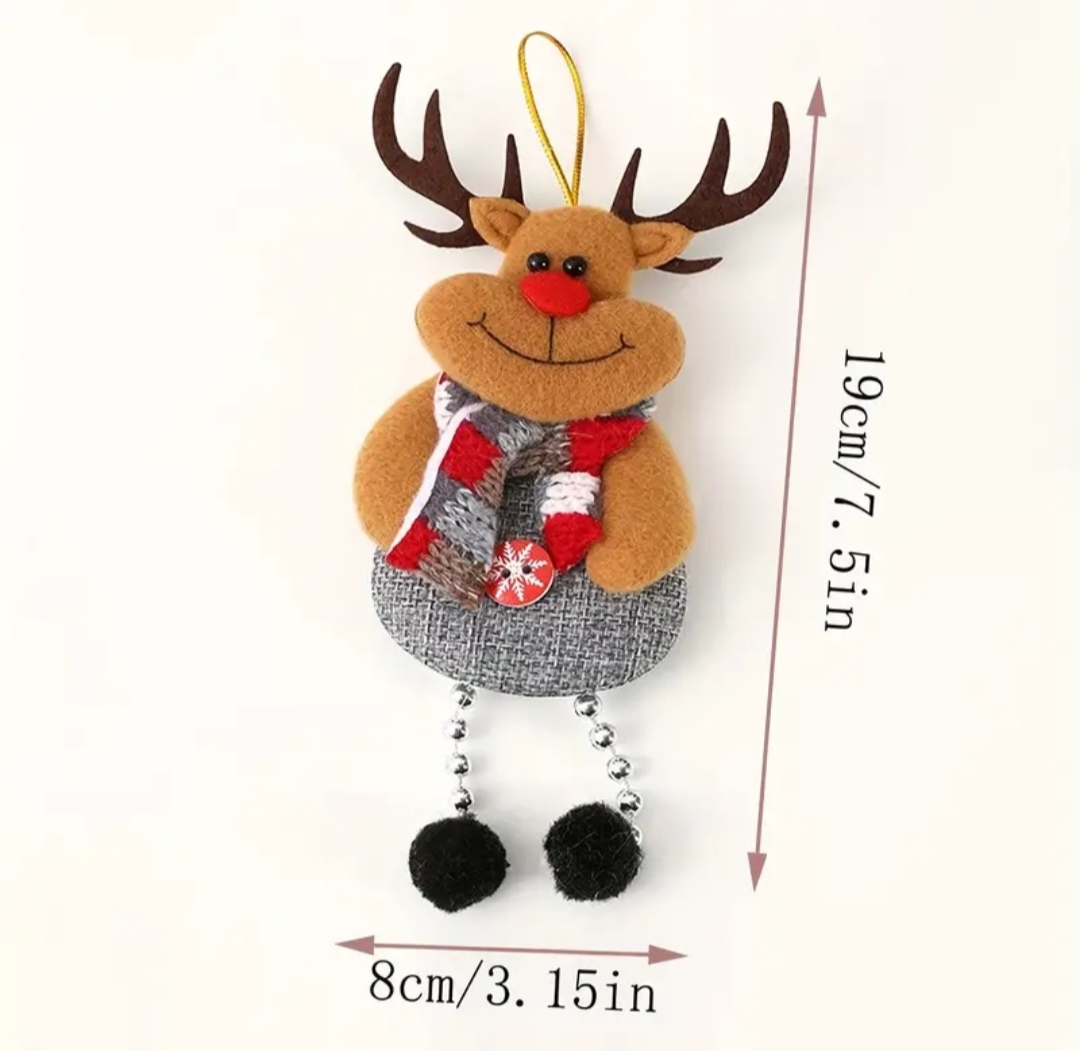 Sada 4 vánočních dekorací