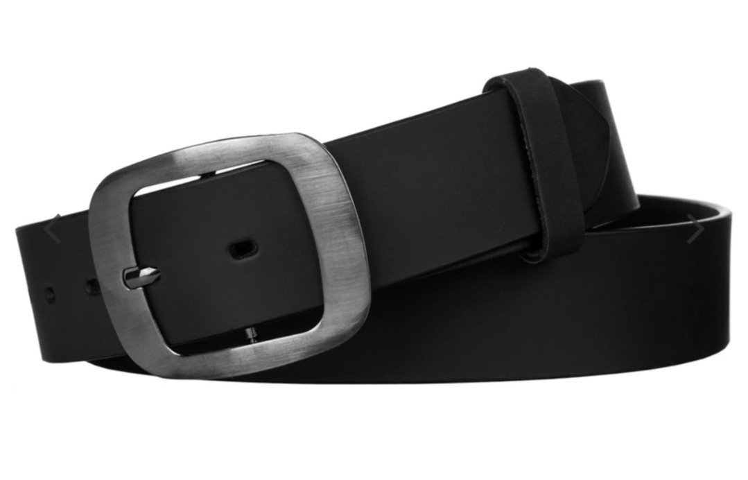 Široký dámský kožený pásek Always Wild černý