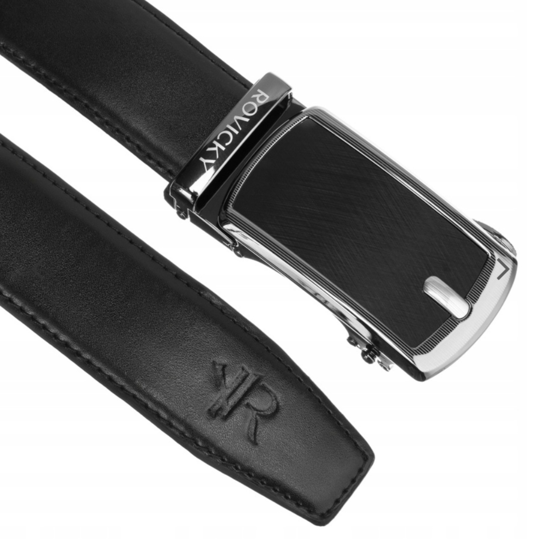 Pánský kožený pásek Rovicky s automatickou přezkou 