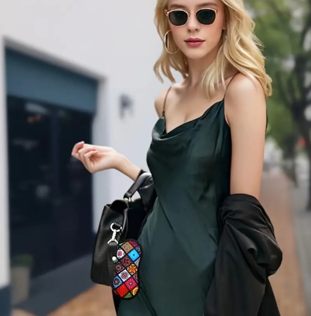 Designové pouzdro na brýle patchwork 