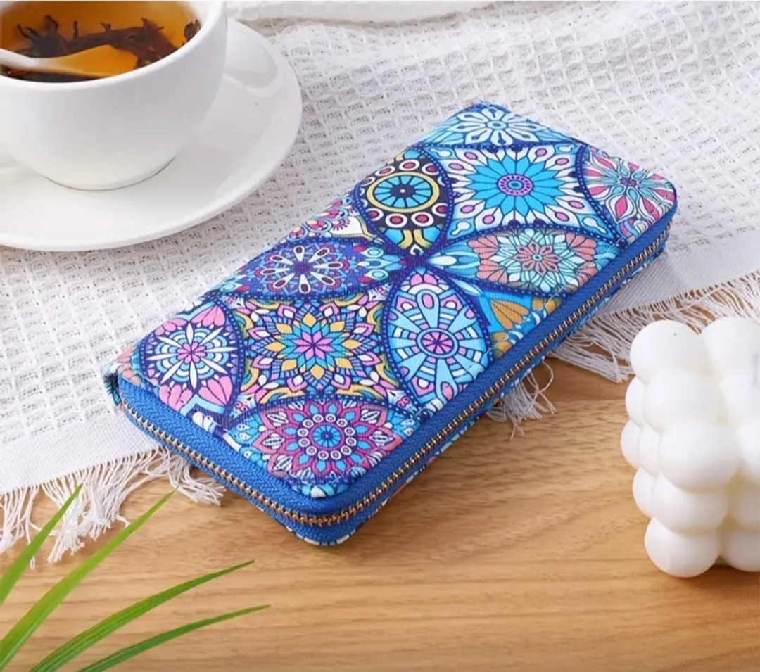 Velká módní barevná peněženka 