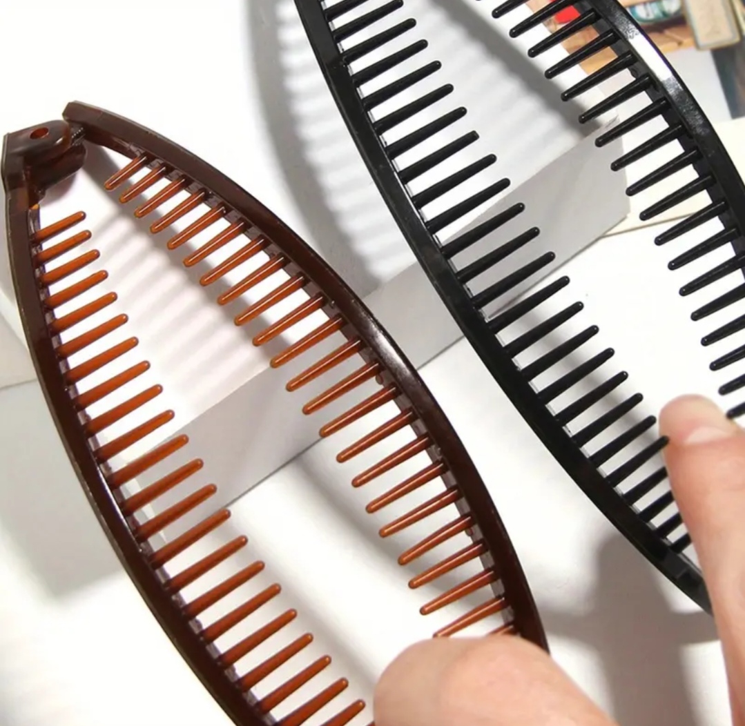 Sada 3 banánových spon do vlasů 