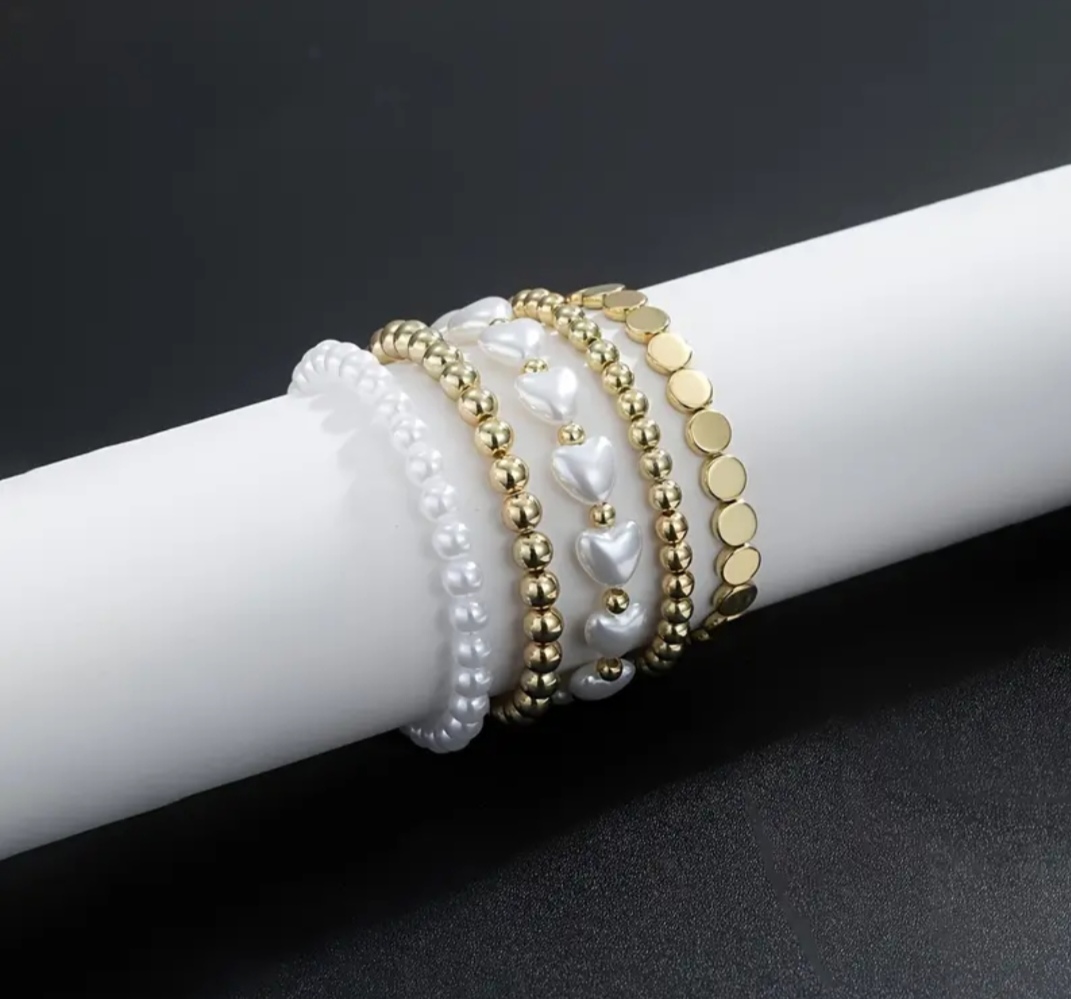 Sada 5 náramků na ruku