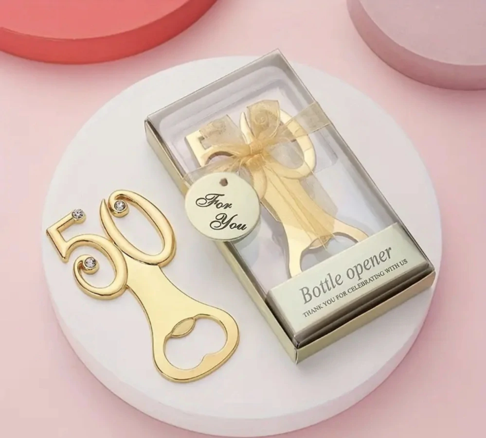 Slavnostní otvírák lahví ke kulatému jubileu 40, 50, 60...