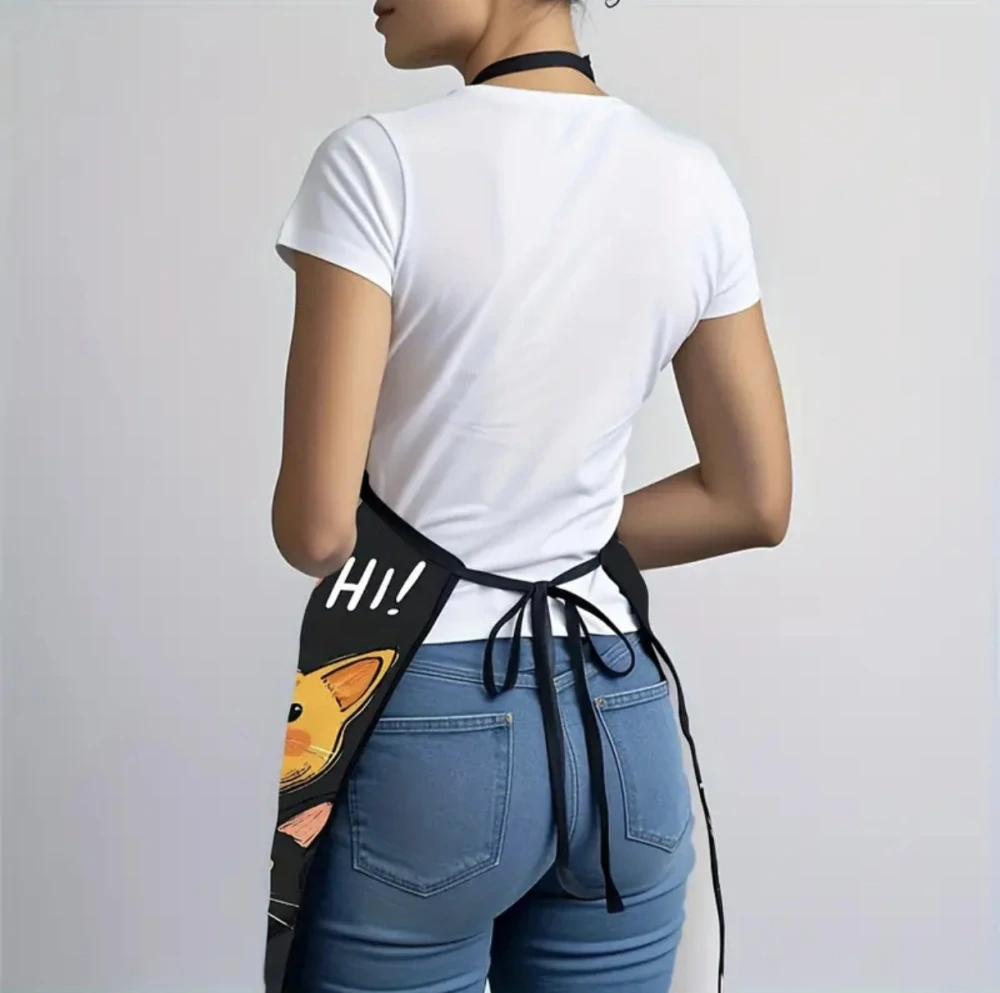 Kuchyňská zástěra s motivem koček