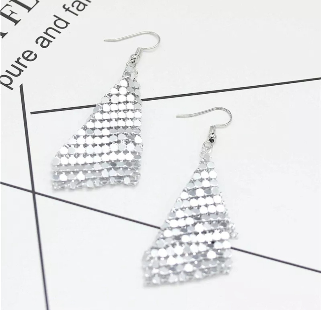 Krásné večerní náušnice 7,5 cm