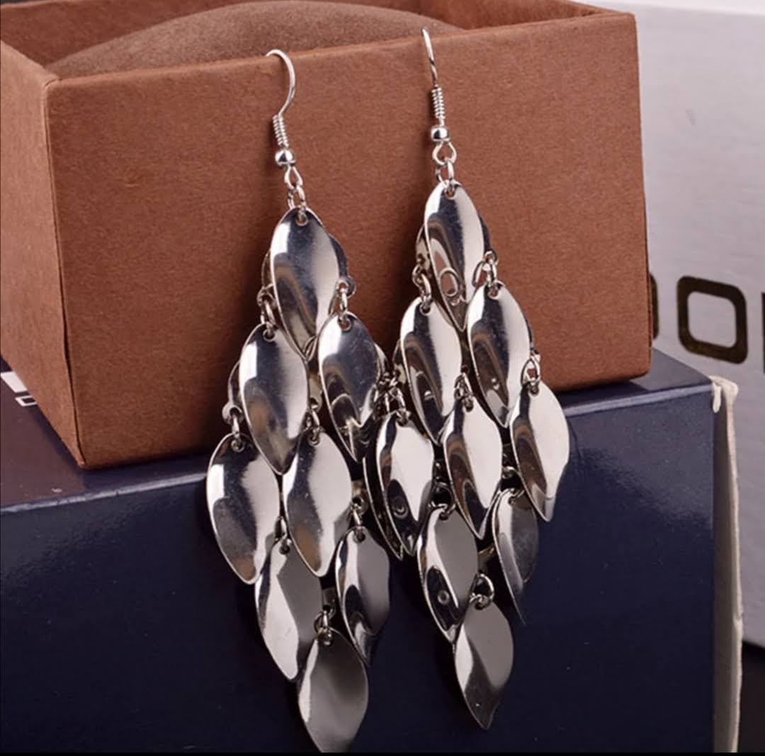 Krásné  dlouhé visací náušnice 10 cm