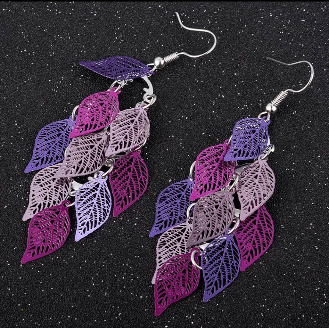 Dlouhé střapcové náušnice 7,7 cm