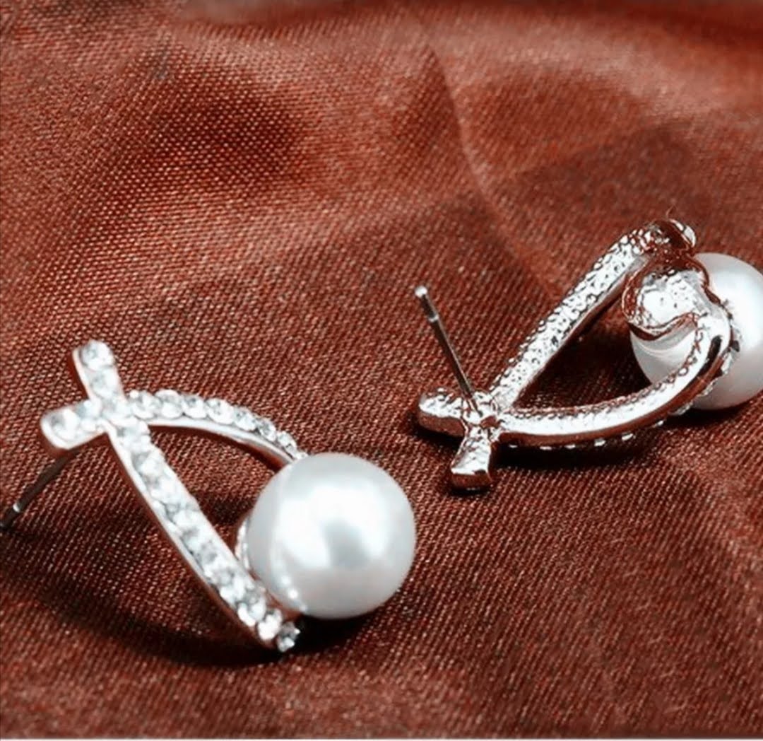 Jemné náušnice s perličkami